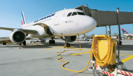 Proposals to offset emissions include removing diesel ground power units for aircraft. “We are aiming to have up to 100% on the aircraft stands with an electrical power supply,” said Dr Peter Marx, Fraport’s vice president of environmental management.