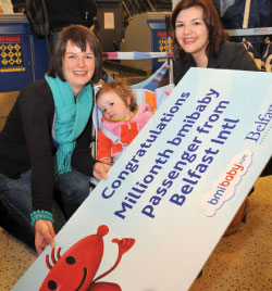 In May, bmibaby celebrated its millionth passenger from Belfast International. The airline operates seven flights to four UK destinations from the airport.