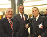 Brian Simpson MEP, Jules Kneepkens Director of Rulemaking, EASA and Thilo Schmidt, EASA.
