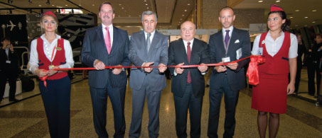 The official Opening Ceremony was performed by: ACI EUROPE President Ad Rutten; Orhan Birdal, General Manager of the General Directorate of State Airports Authority (DHMI); Dr Sani Sener, President and CEO, TAV Airports Holding; and Olivier Jankovec, Director General, ACI EUROPE.
