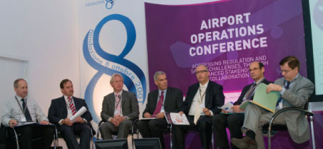 The Opening Keynote in the Airport Operations Conference was a panel discussion focusing on the operational challenges and lessons learned from the volcanic ash crisis. ACI EUROPE President Ad Rutten explained that lessons learned included: National governments appear to have little interest in supporting aviation, implementing the Single European Sky is an immediate and urgent priority, and aviation is essential to the life of Europe’s citizens and businesses.