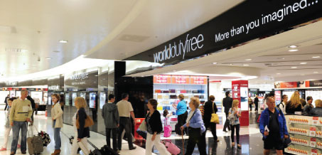 The new 20,000sq ft walkthrough World Duty Free store located airside is 50% larger than the previous offer and features a wider range of products across all categories.