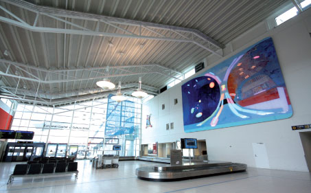 A photograph of Stavanger Airport's interior. (Photo: Avinor) 