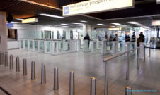 The automated border control eGates at Amsterdam Airport Schiphol.