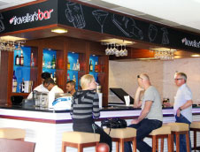 The Traveller's Bar at Ras Al Khaimah International Airport.