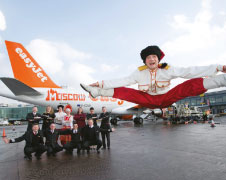 easyJet launched its new Manchester-Moscow route on 28 March