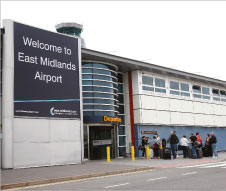 East Midlands Airport (front entrance)