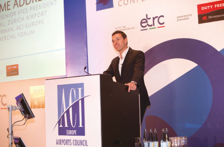 Patrick Graf, Senior Vice President Commercial, Zürich Airport and Chairman, ACI EUROPE Commercial Forum.