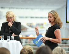 The Minister for Environment for Sweden Lena Ek and Swedavia’s Group CEO Torborg Chetkovich
