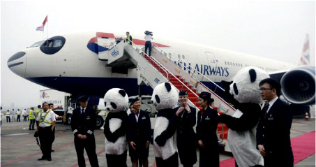British Airways commenced operations from London Heathrow to Chengdu on 22 September.