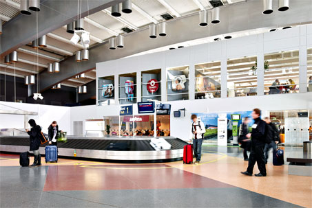 Stockholm Arlanda Airport's baggage sorting facility is being modernised.