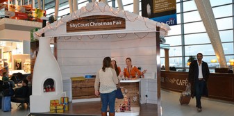 Airports creating Christmas cheer with festive promotions