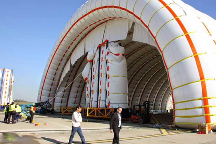Budapest Airport opens Europe’s first inflatable hangar dedicated to civil aviation