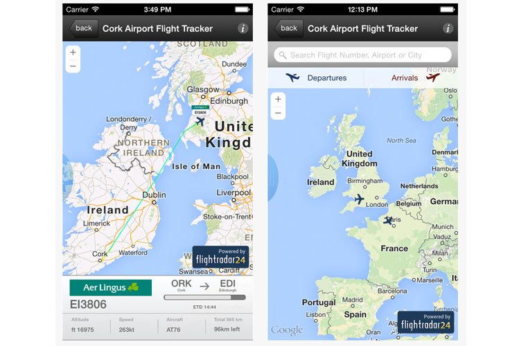 Cork Airport app 