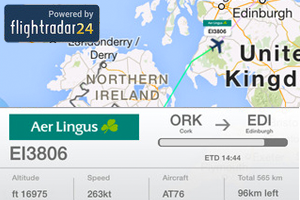 Cork Airport app first ever to feature flight tracker