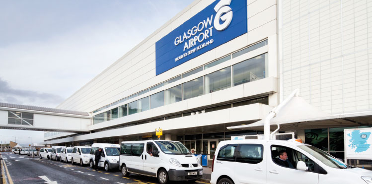 Glasgow airport terminal