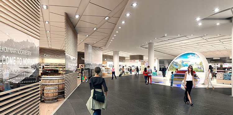 Oslo Airport creates unique arrivals shopping experience-1