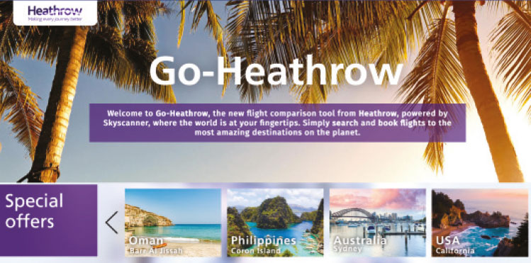 Heathrow introduces Facebook flight search tool