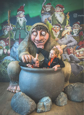 Keflavik Airport is introducing Icelandic Christmas traditions this year and its 13 Yule Lads to its passengers. In Decemeber, the 13 Yule Lads will visit Keflavik Airport. The airport will also host a statue of Grýla, their mother, along with her pot for cooking naughty children. Passengers are welcome to take pictures of themselves sitting in Grýla’s pot while they wait. 