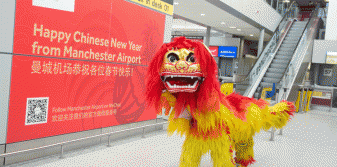 Manchester Airport gets into Chinese New Year spirit