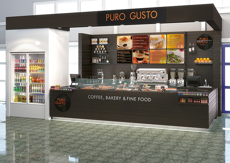 HMSHost International is to open a Puro Gusto outlet at Stockholm Skavsta Airport, serving the best Italian coffee.