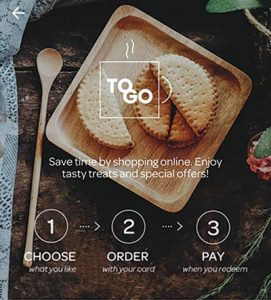 Helsinki Airport’s ‘ToGo’ service allows passengers to avoid queues by pre-ordering F&B items.