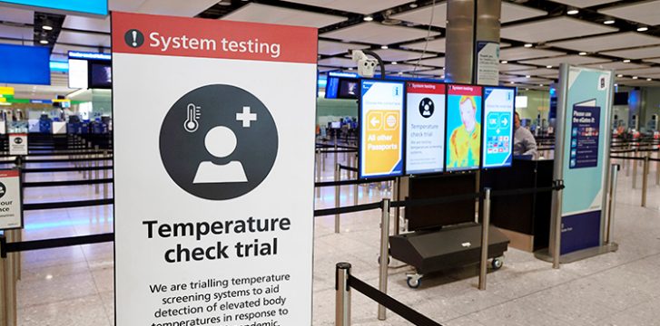 Temperature screening equipment now being trialled at Heathrow