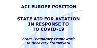 Airports call for urgent State aid through the adoption of an EU Recovery Framework for Aviation